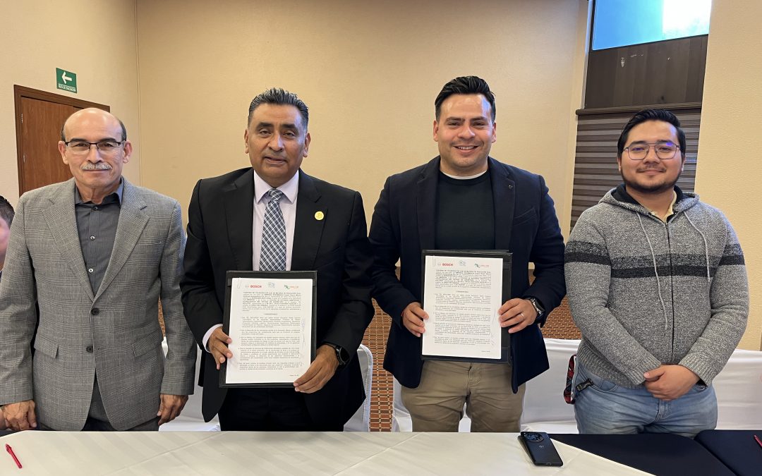 CECyTEQ y Robert Bosch Automotive firman convenio para fortalecer la Educación Dual