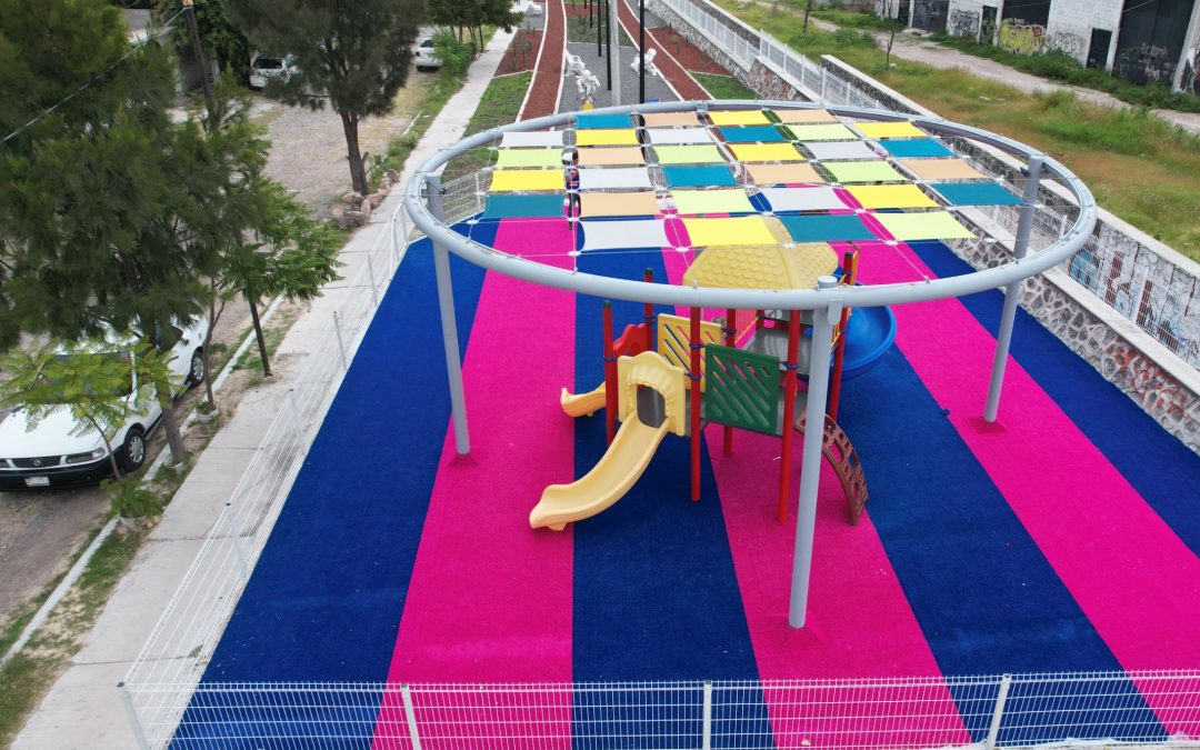 Finaliza la rehabilitación del parque en el fraccionamiento Fray Junípero Serra