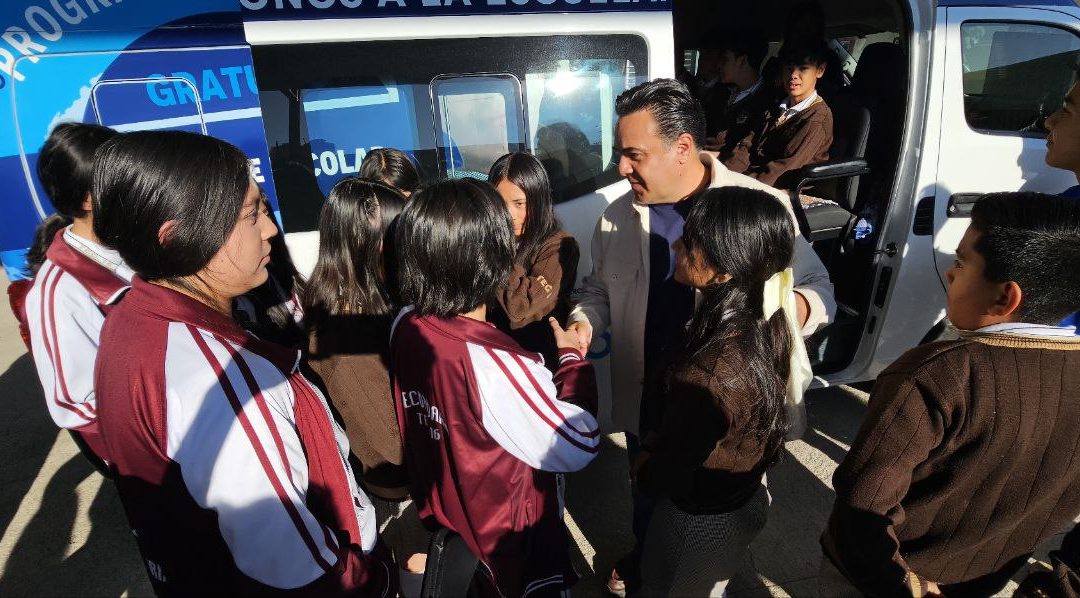 Anuncia SEDESOQ nueva ruta de Transporte Escolar en la capital