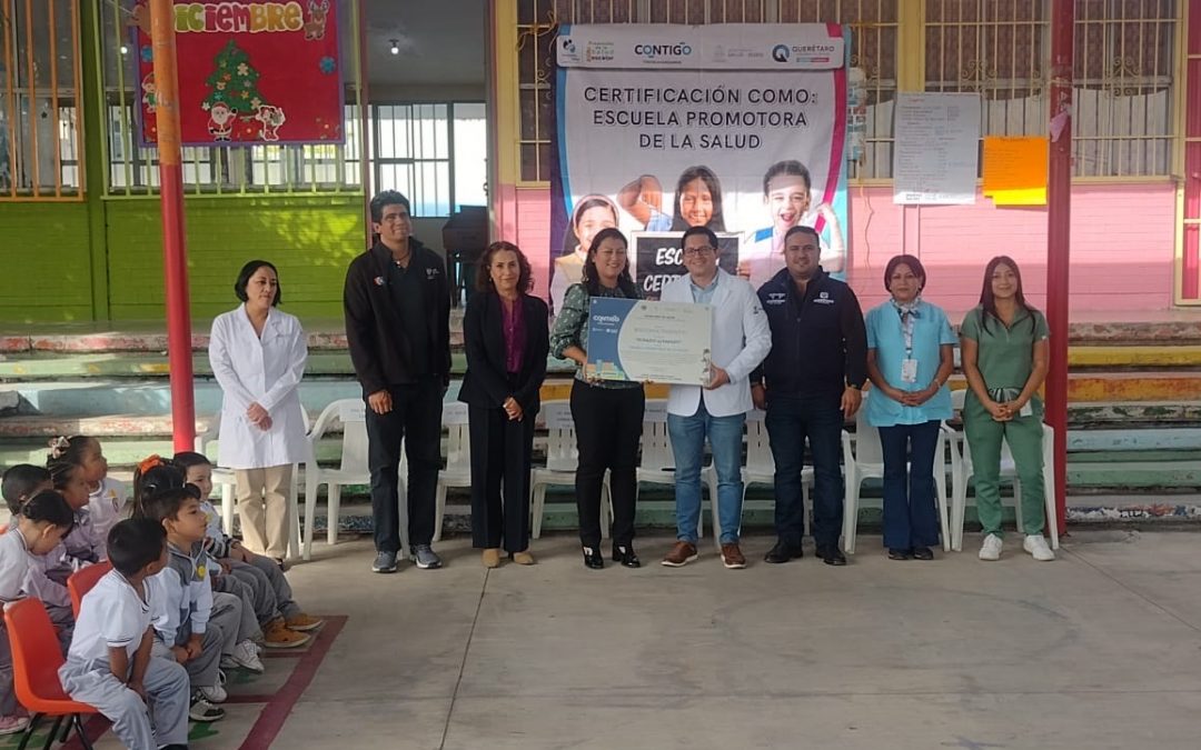 Certifica SESA como Escuela Promotora de la Salud a Preescolar Rosario Alvarado