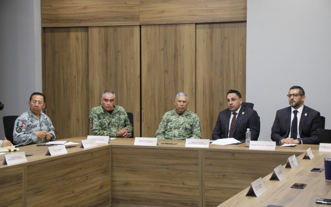 SSC encabeza reunión de seguridad interinstitucional