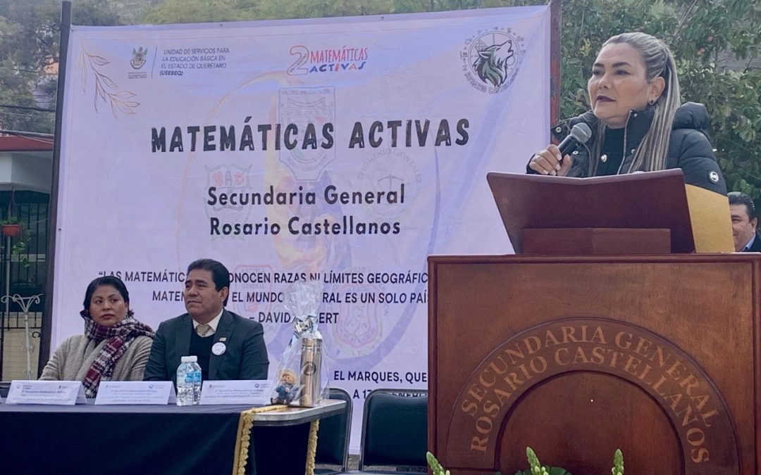 Impulsa USEBEQ enseñanza de matemáticas activas en jóvenes de secundaria