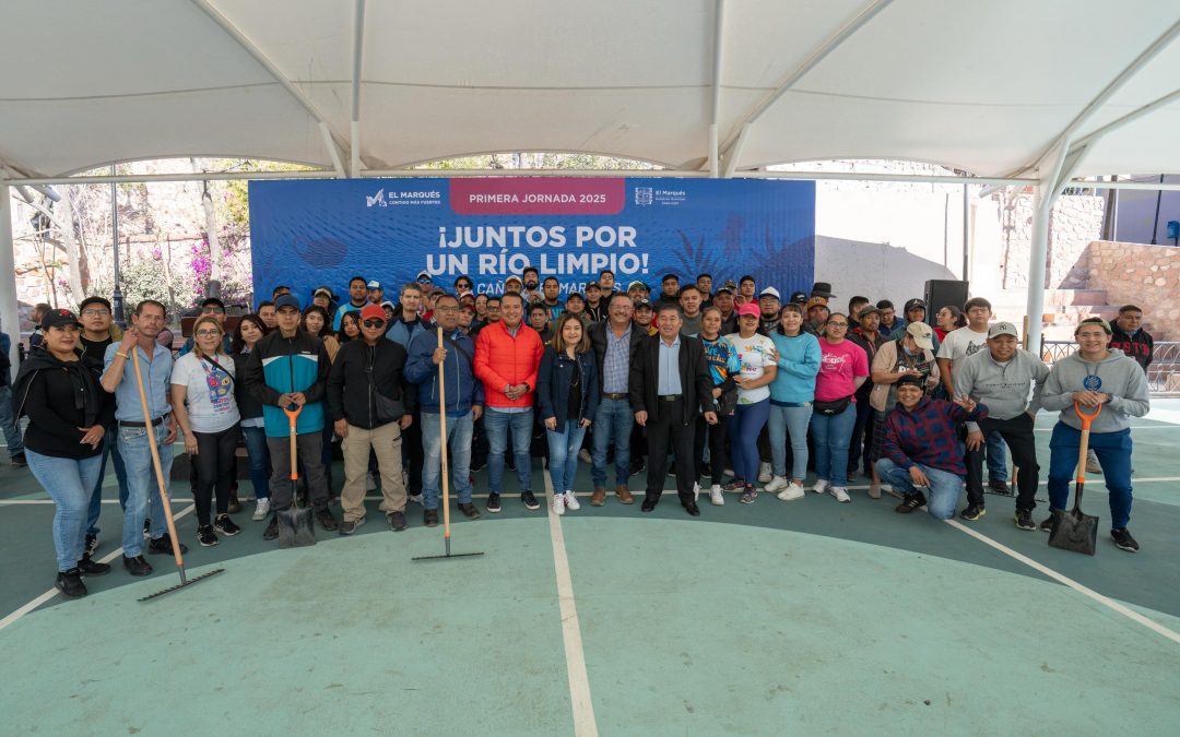 Implementa Rodrigo Monsalvo impulsa jornada de limpieza en el Río Querétaro