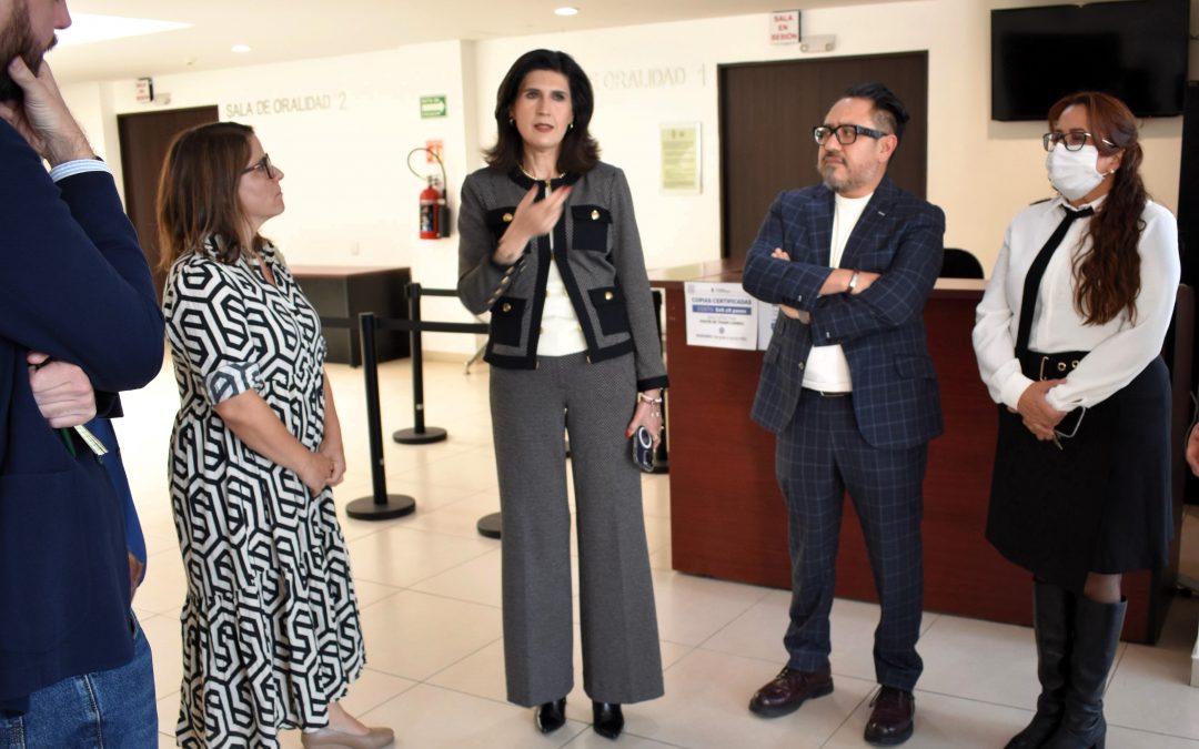 Comparte Querétaro buenas prácticas en Justicia Penal y Justicia Cívica con Human Rights Watch