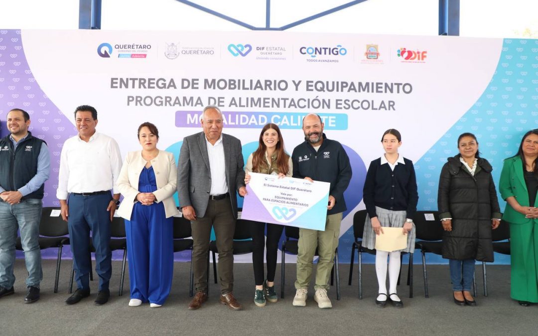 Entrega SEDIF equipamiento para aulas cocina escolares en seis municipios