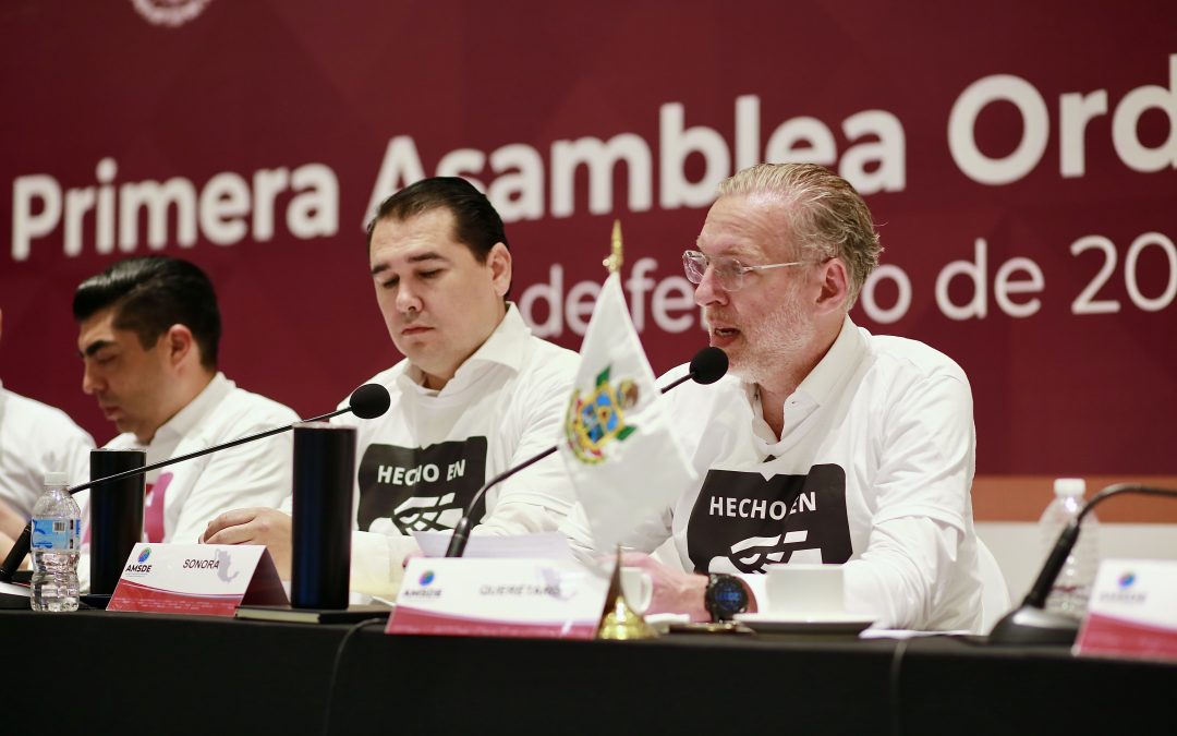 Marco Del Prete encabeza asamblea de la AMSDE