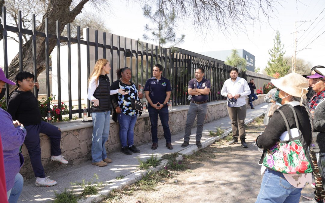 Atienden dependencias estatales petición ciudadana en Cerrito Colorado