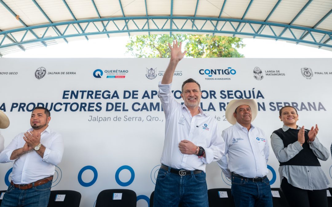 Gobernador entrega más de 728 toneladas de maíz para consumo humano en la Sierra Gorda