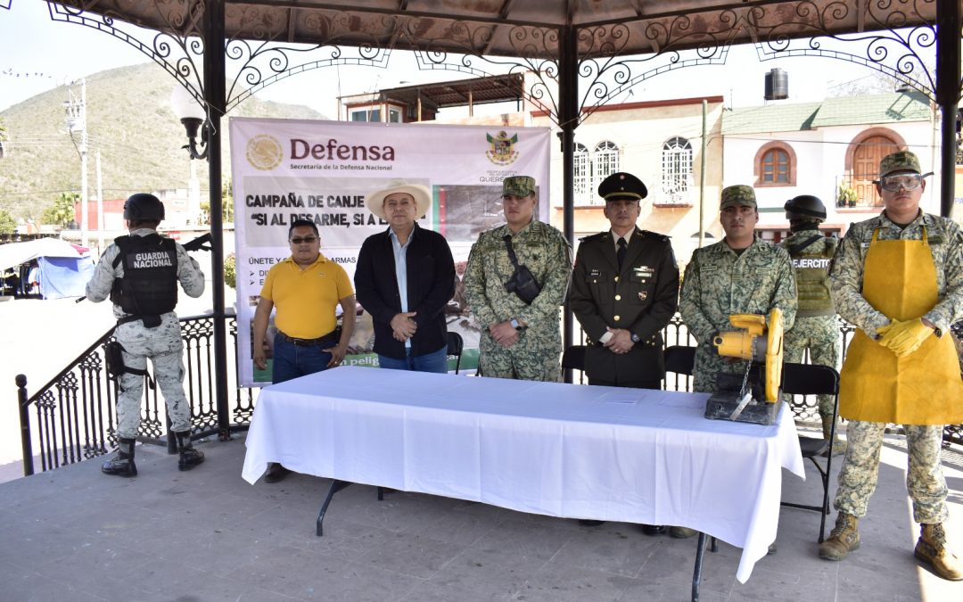 Inicia programa de canje de armas