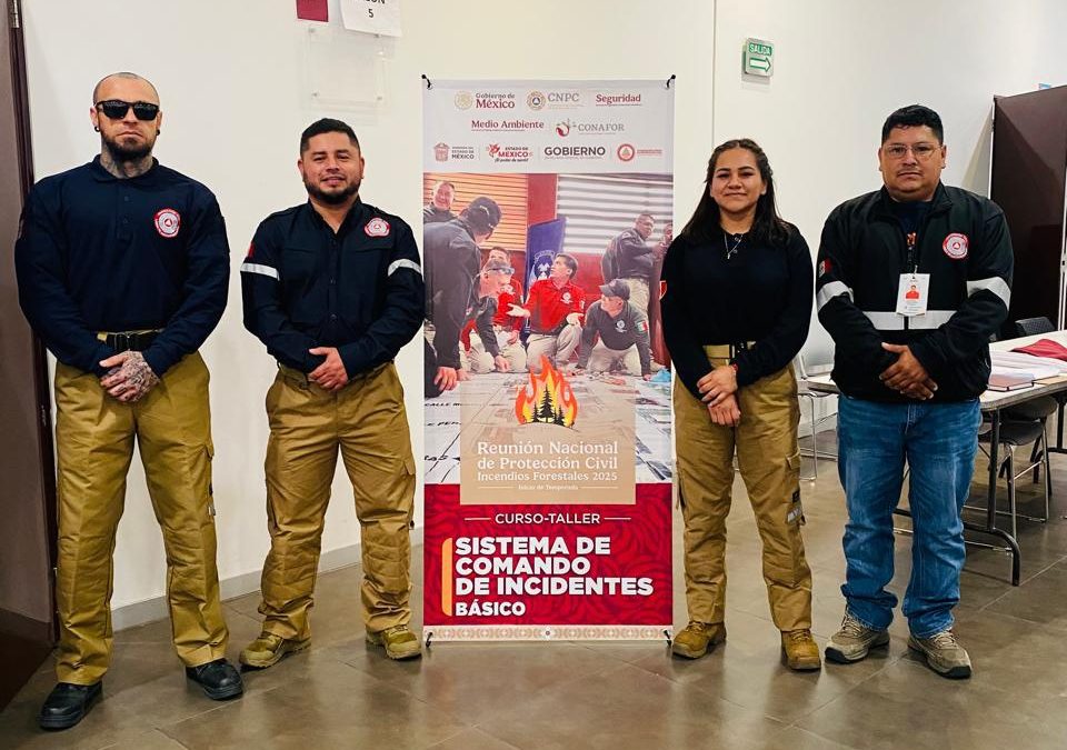Elementos de PC de Landa de Matamoros Acuden a la Reunión Nacional de Protección Civil de Incendios Forestales 2025