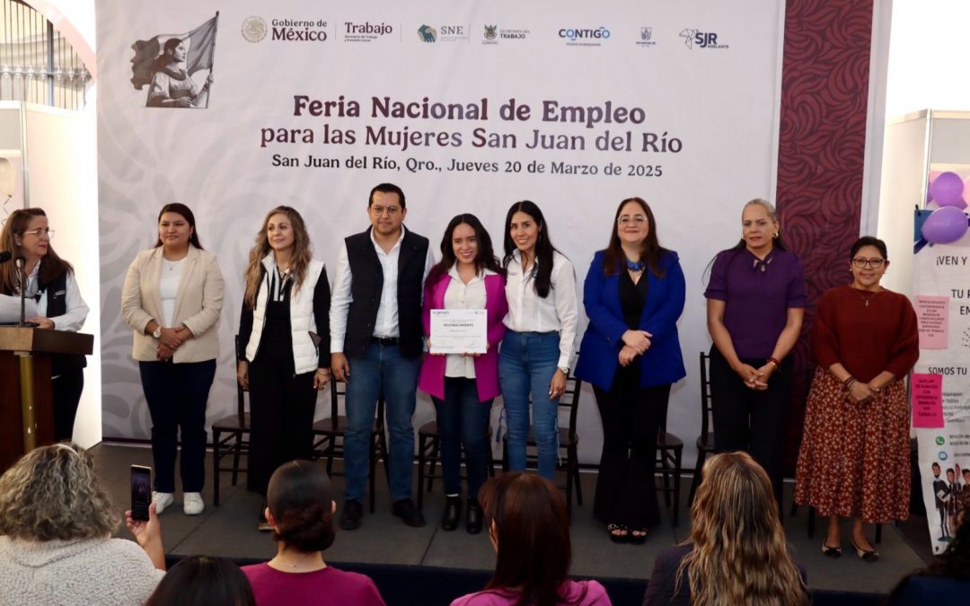 Acerca ST empleo formal a las mujeres en San Juan del Río