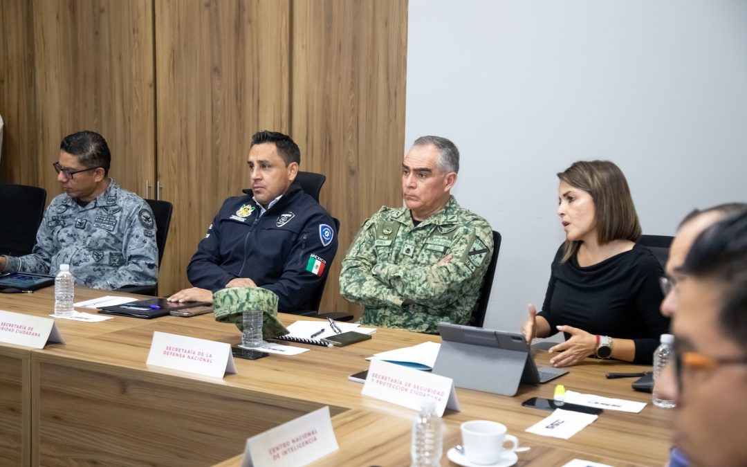 Se efectúa Mesa Estatal de Paz y Seguridad para reiterar colaboración interinstitucional