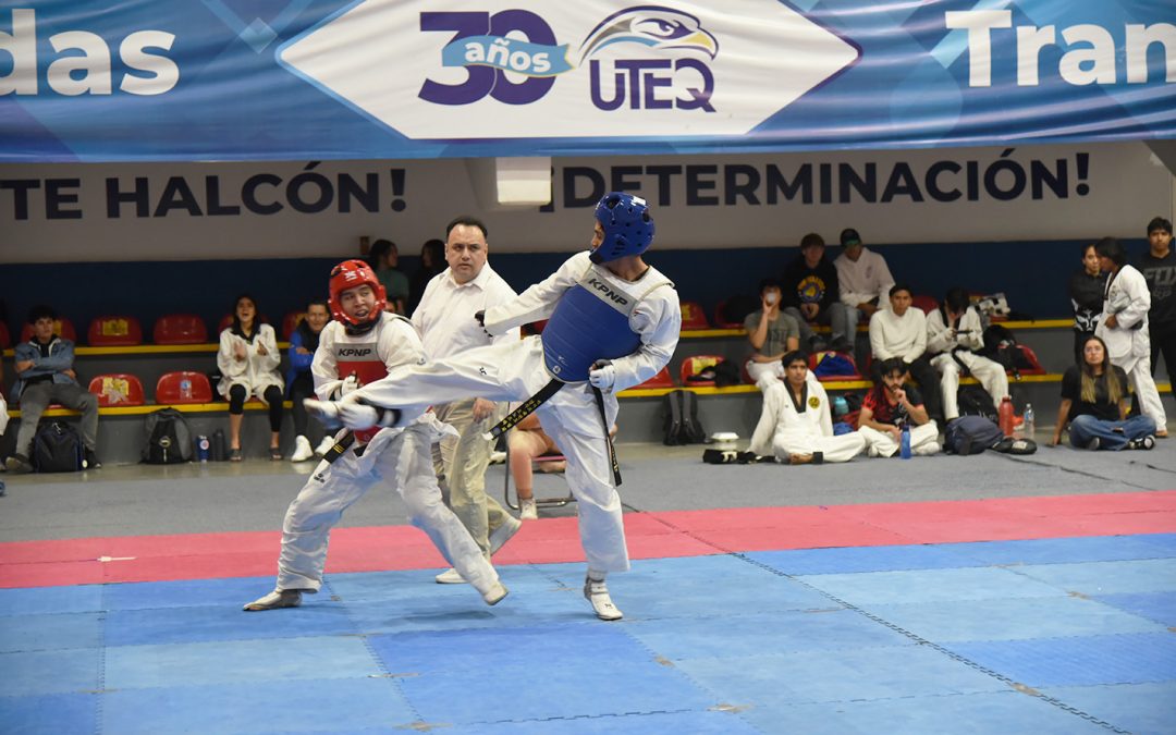 Van Taekwondoínes de la UTEQ al regional de Juegos CONDDE 2025