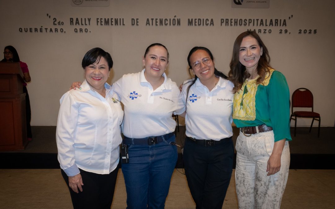 Se realiza en Querétaro Rally Femenil de Atención Médica Prehospitalaria