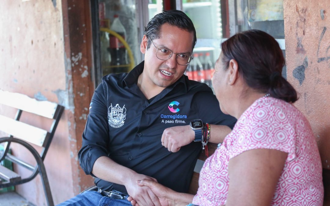 Chepe Guerrero entrega obra en Los Ángeles y visita a pequeños comerciantes