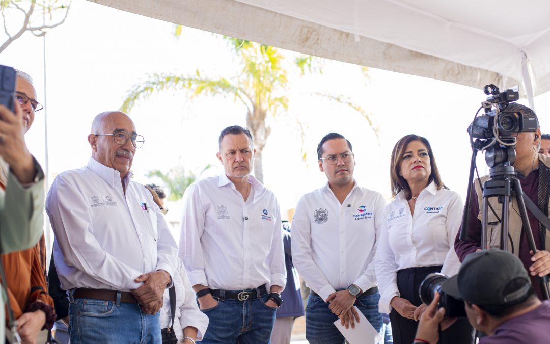 Entregan Mauricio Kuri y Chepe Guerrero obra en el fraccionamiento Puerta Real