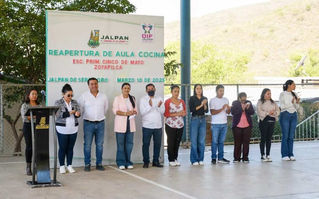Reabren Cocina Escolar del Programa “Alimentación Escolar modalidad en Caliente” en Zoyapilca