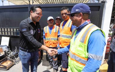 Chepe Guerrero supervisa la campaña de Recolección de Tiliches en Paseos del Bosque