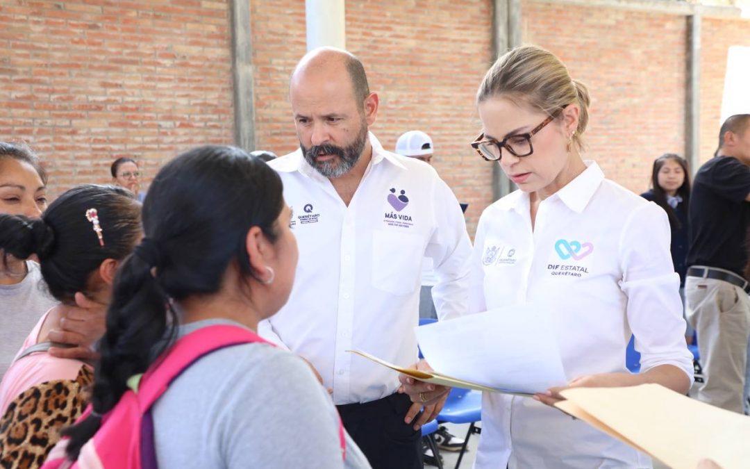 Visita Car Herrera Aula Cocina en Pinal de Amoles