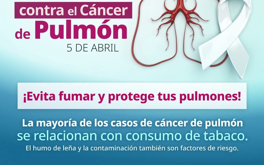 Se une SESA a la conmemoración del Día Nacional Contra el Cáncer de Pulmón