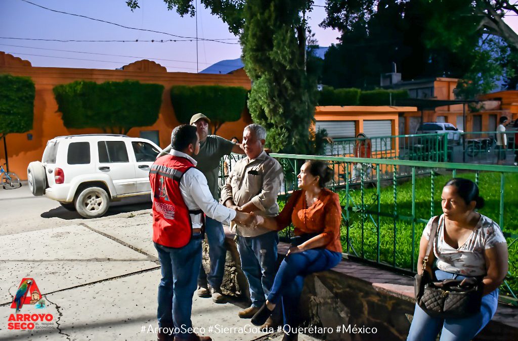 Anuncia Fernando Sánchez Gil, una inversión de 1 millón pesos para el refugio durante su gira comunitaria
