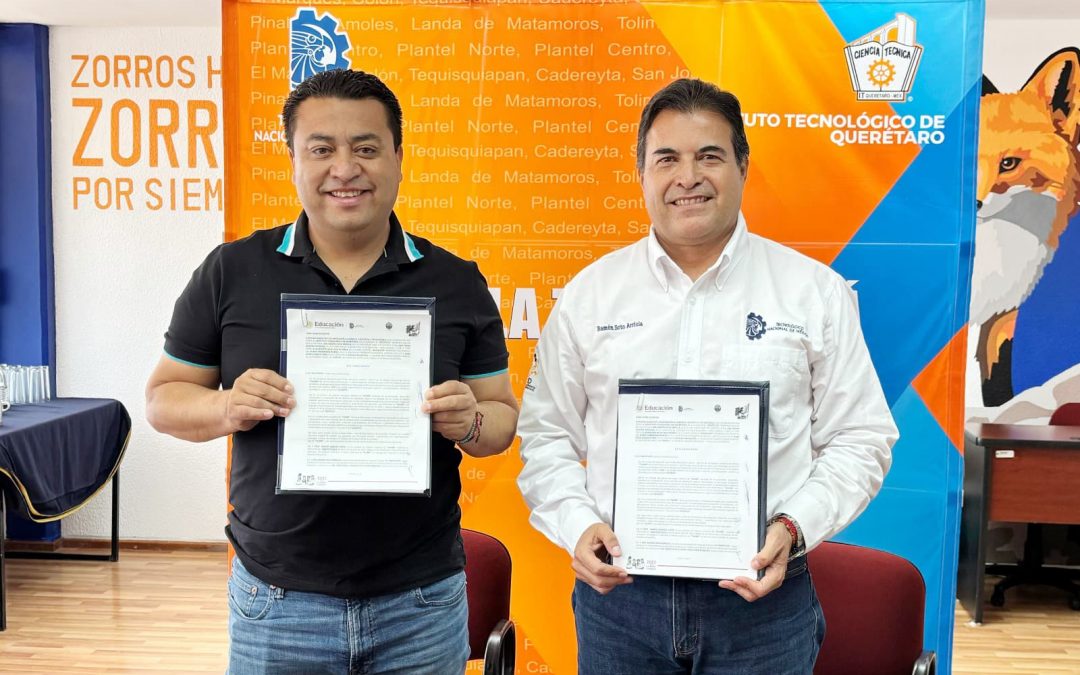 Fortalecen colaboración ITQ y Jalpan con firma de convenio