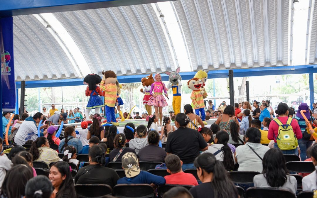 Más de mil 300 niñas y niños disfrutaron del “Festival de Sonrisas”