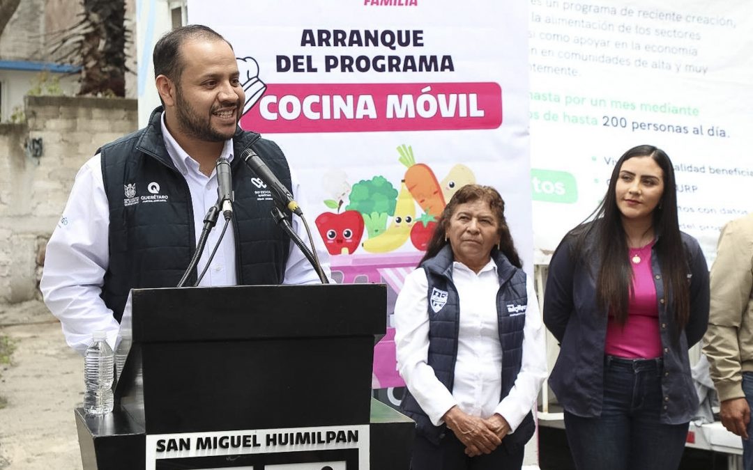Llegan los Comedores Móviles del SEDIF a Huimilpan