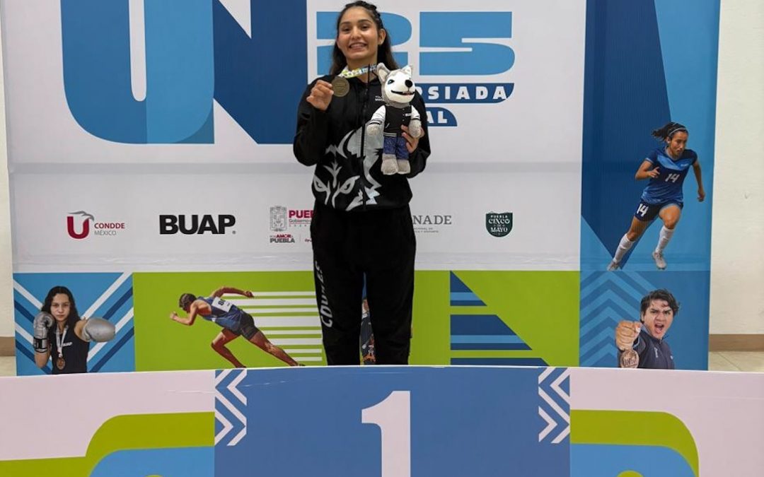 Estudiante de la UPSRJ gana medalla de oro en la Universiada Nacional