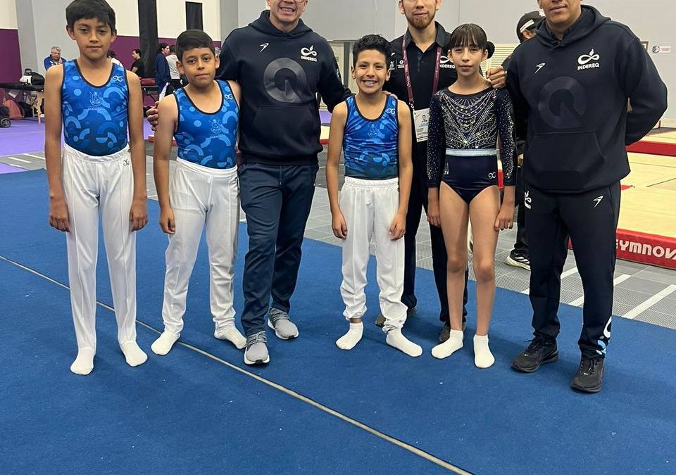 Logra Querétaro medallas históricas en Gimnasia de Trampolín