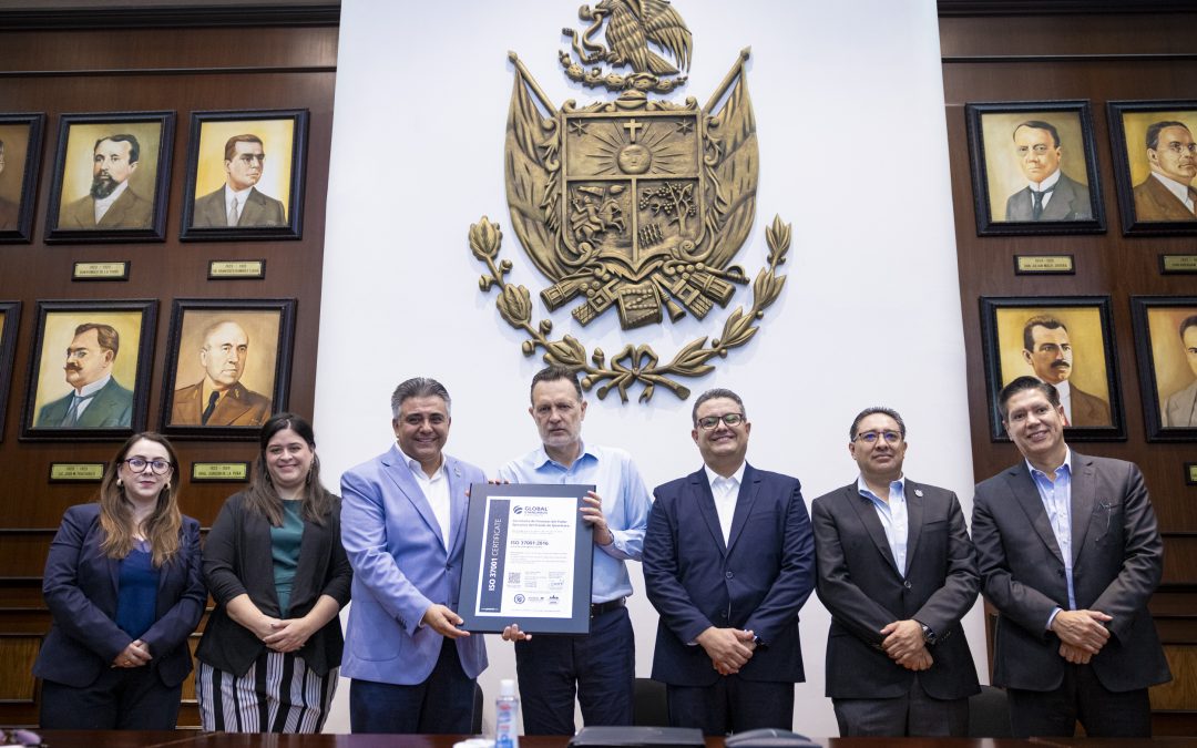 Otorga Global Standard certificado de Sistema de Gestión Antisoborno a la Secretaría de Finanzas