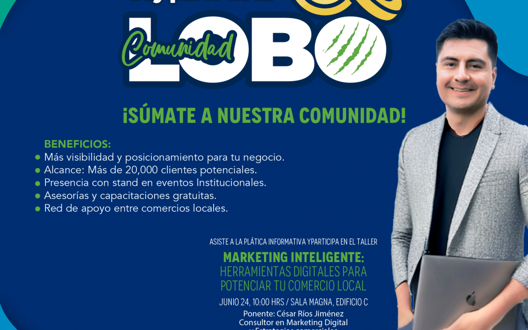 Convoca UT San Juan al comercio local a sumarse a la Comunidad Lobo