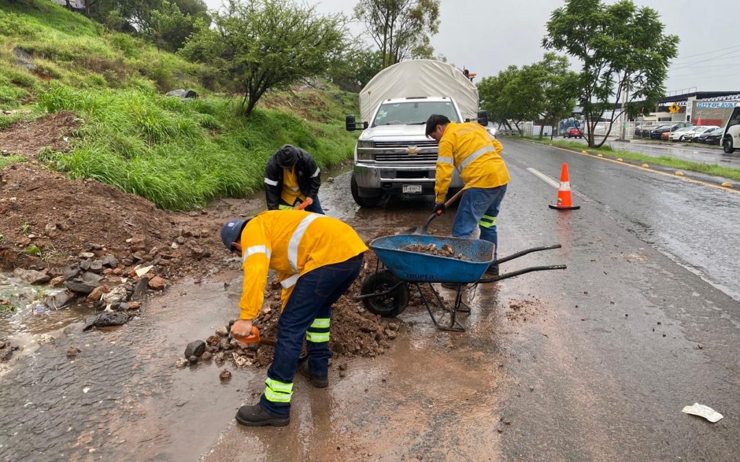 Refuerza CEI mantenimiento vial por temporada de lluvias