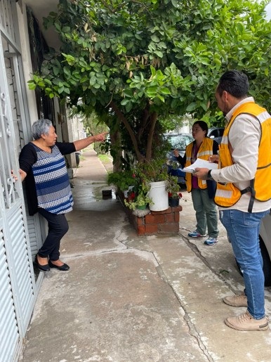 Secretaría de Salud apoya en colonias afectadas por lluvias en el municipio de Querétaro