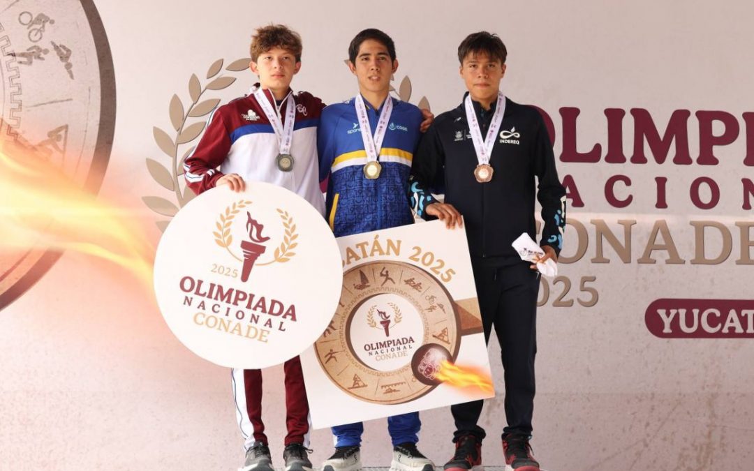 Querétaro tiene medallistas CONADE de aguas abiertas