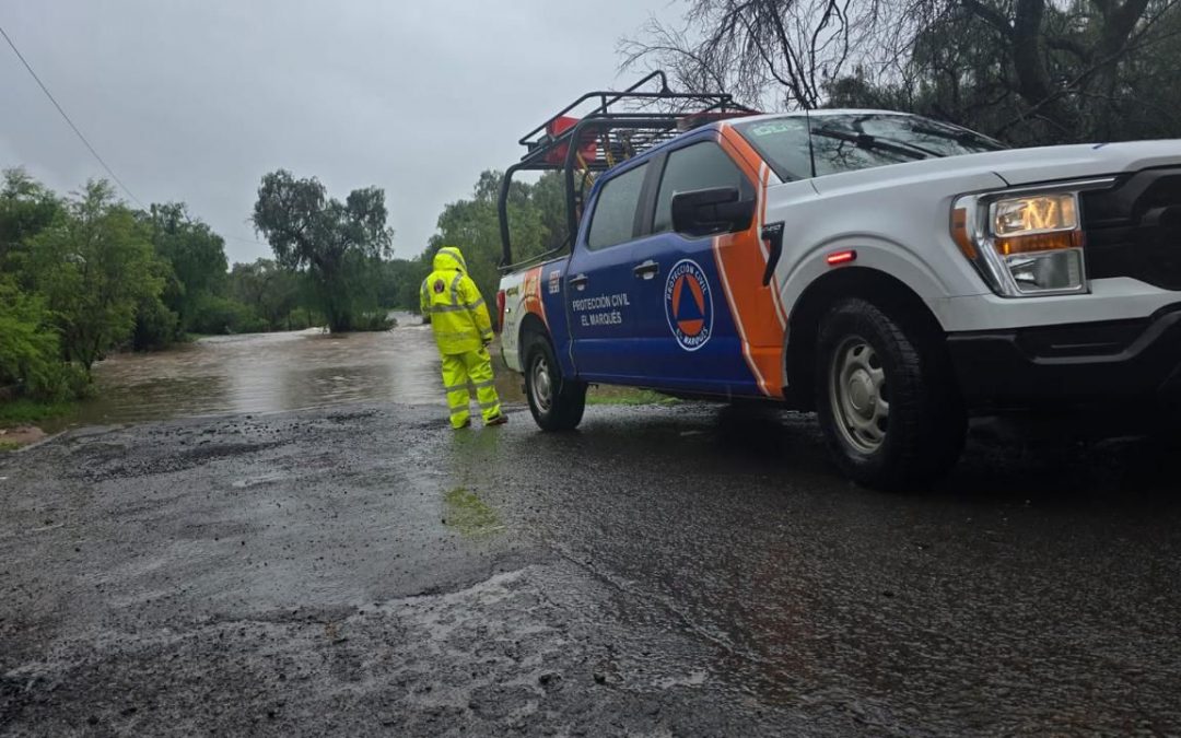 El Marqués refuerza acciones preventivas ante afectaciones por lluvias intensas y escurrimientos