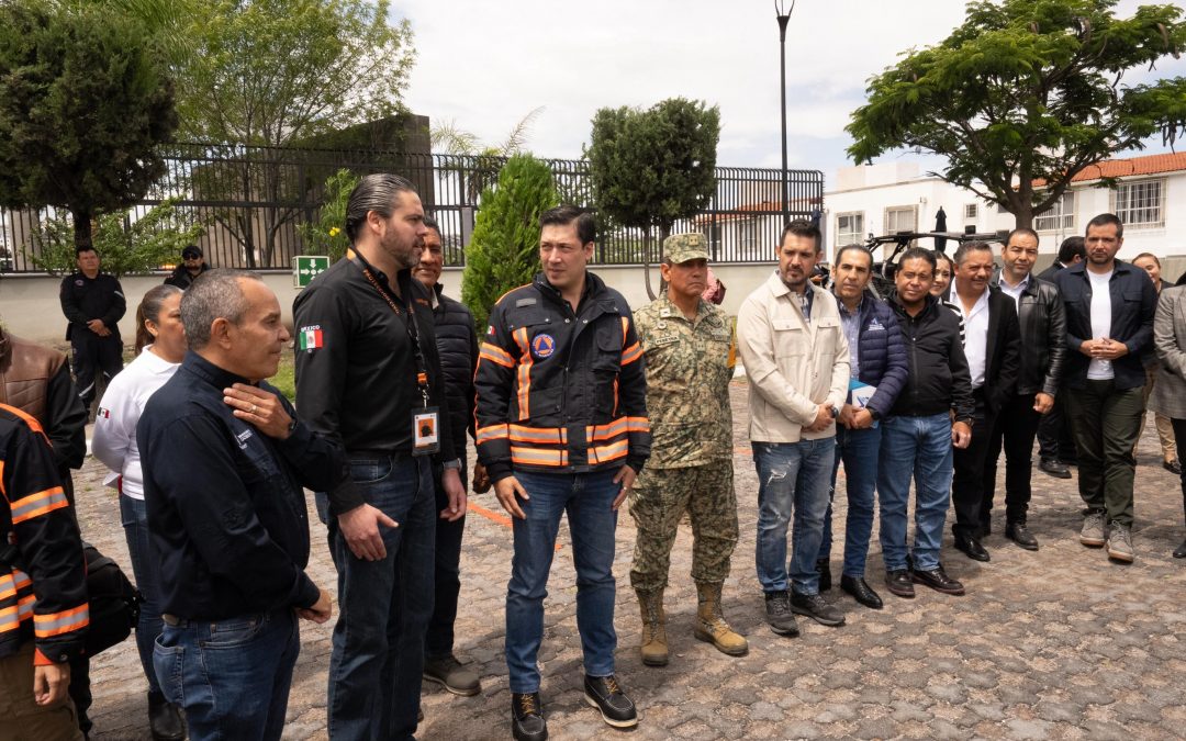 Rodrigo Monsalvo hace un llamado a la CONAGUA para colaborar en el desfogue de vertedores