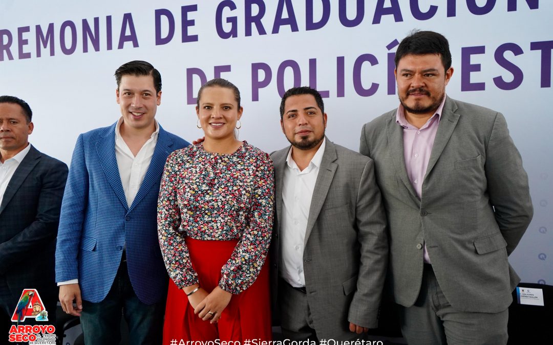 Participa Fernando Sánchez Gil en la ceremonia de graduación y toma de protesta de la primera generación de policía estatal y municipales 2025
