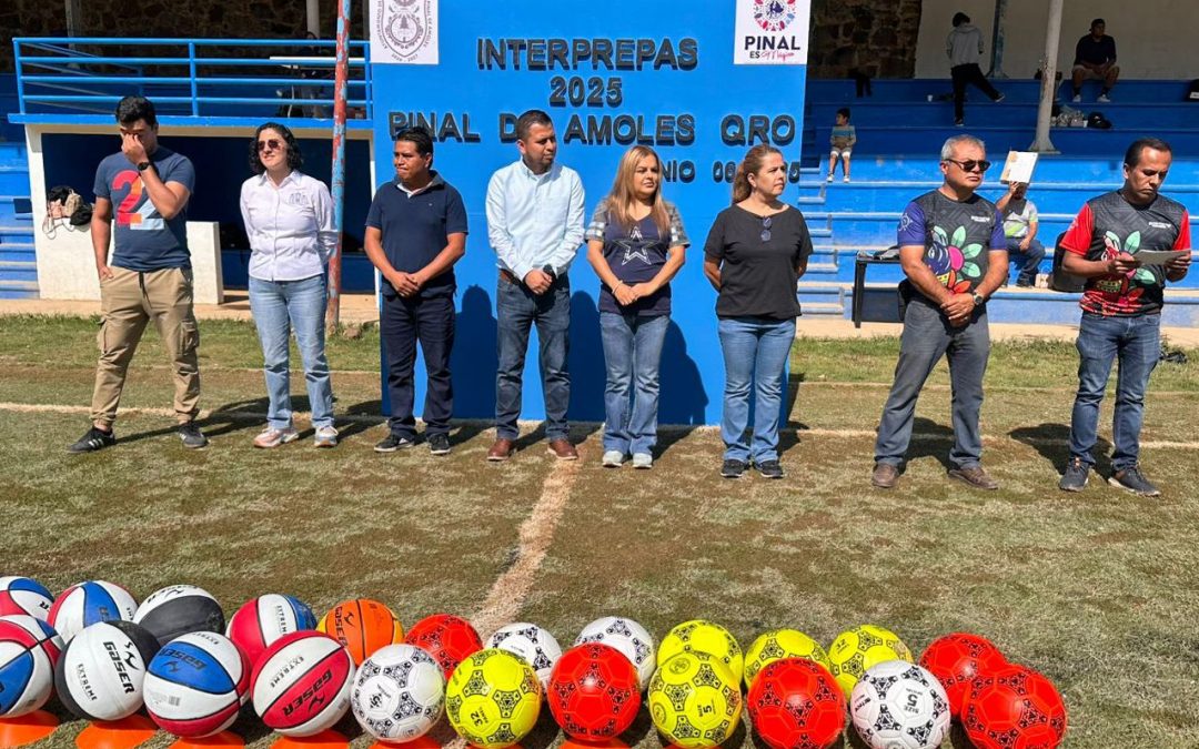 Arranca con éxito el Interprepas 2025 en Pinal de Amoles. “El deporte y la educación deben ser pilares de nuestra comunidad”, afirma Lupita Ramírez