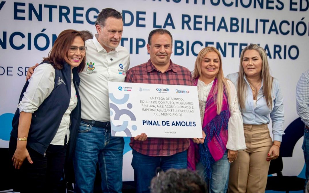 Fortalecen la educación en Pinal de Amoles.