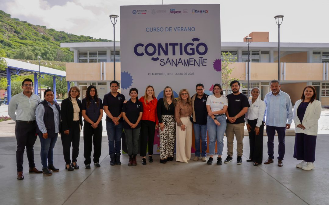 Inauguran Virginia Hernández e Irene Quintanar curso de verano Contigo Sanamente