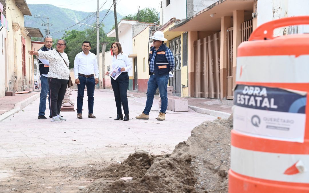 Supervisa CEI obra en cabecera municipal de Peñamiller