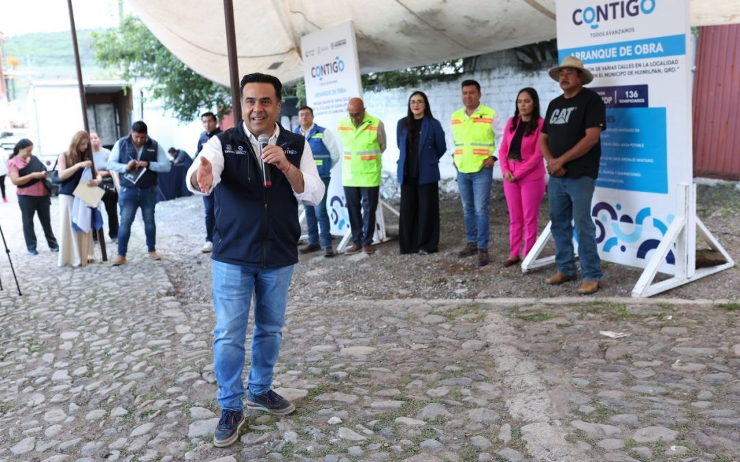Arranca obra social en Guadalupe, Huimilpan