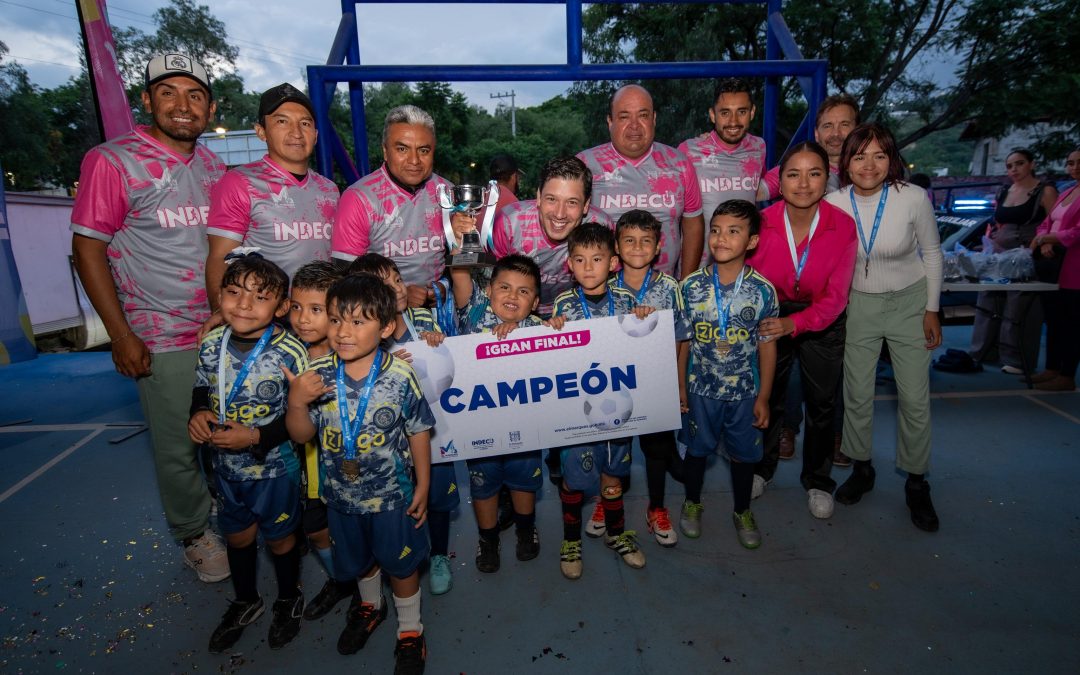Rodrigo Monsalvo clausura con éxito la Sexta Edición de la Liga Infantil y Juvenil de Futbol El Marqués
