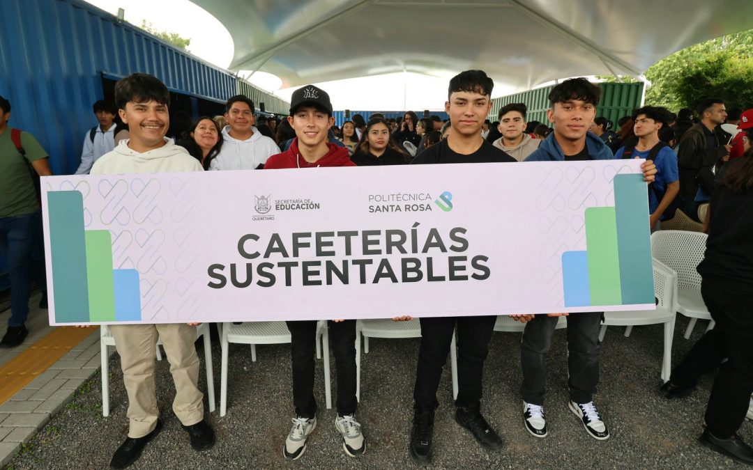 Martha Soto inaugura Cafetería Sustentable en UPSRJ para mil 216 estudiantes