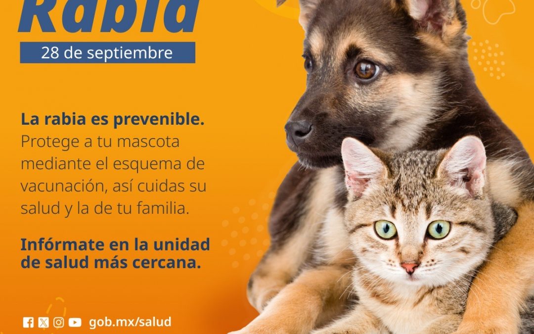 Se adhiere SESA a la conmemoración del Día Mundial contra la Rabia