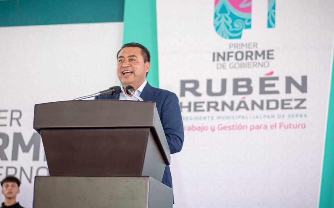 Con bases firmes hacia un mejor futuro, Rubén Hernández presentó su Primer Informe de Gobierno