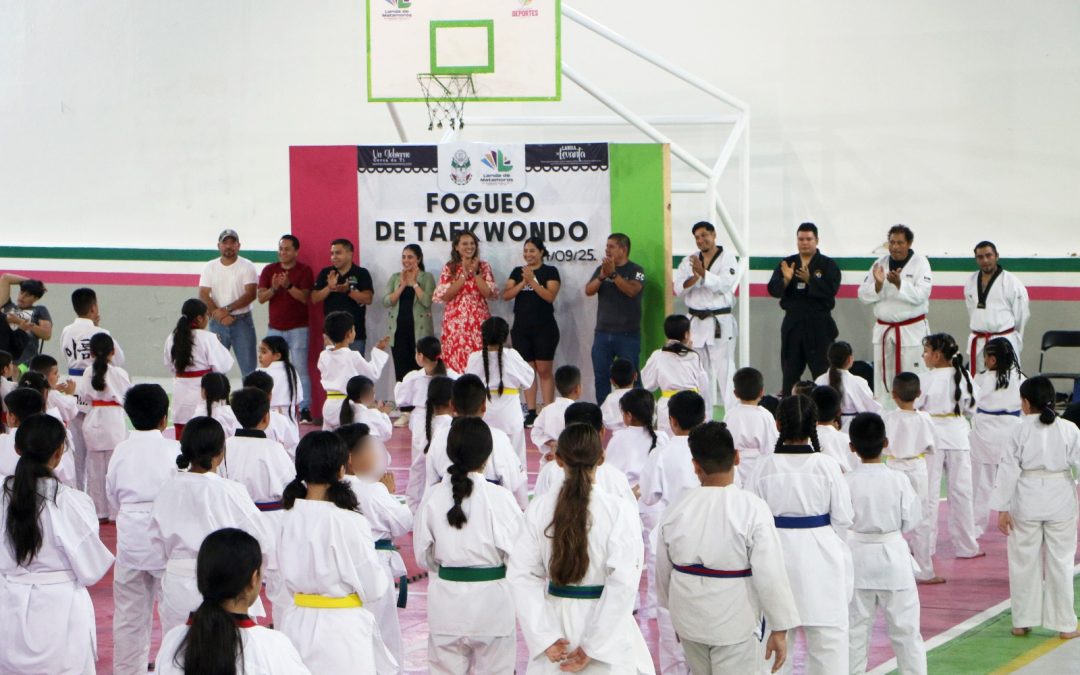 Exitoso fogueo de Taekwondo realizado en Landa de Matamoros