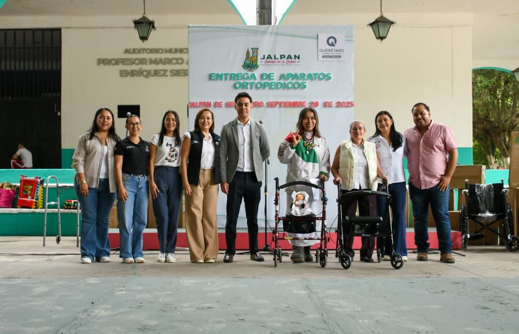 Jalpan entrega 89 aparatos Ortopédicos para Fortalecer la Salud Comunitaria