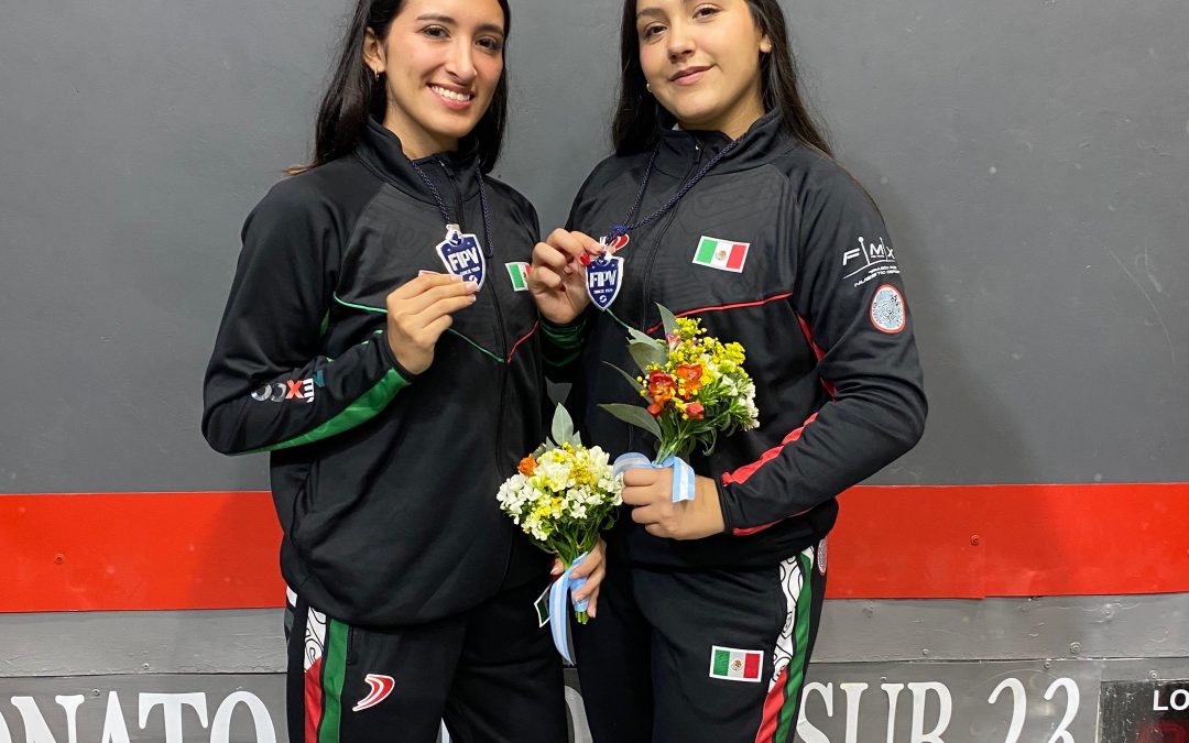 Edna Guzmán, medallista mundial en trinquete sub-23